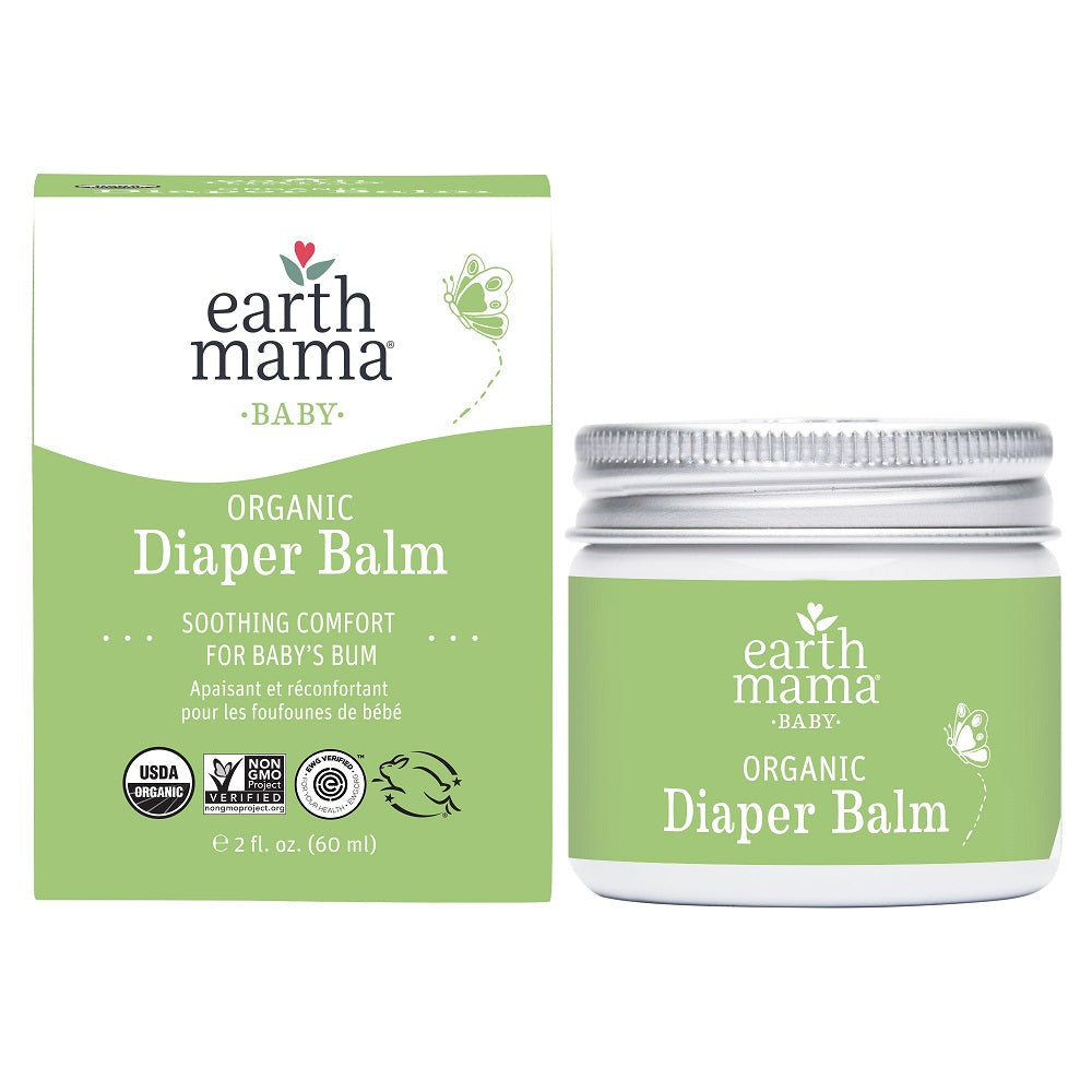 Earth Mama Organic Diaper Balm (60ml)-Health-Earth Mama Organics-007105-babyandme.ca