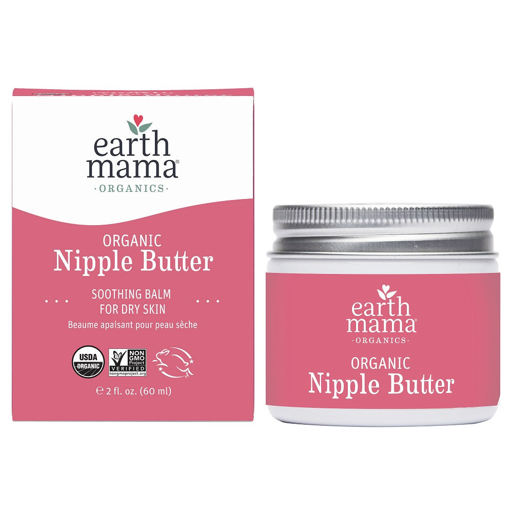 Earth Mama Organic Nipple Butter (60ml)-Health-Earth Mama Organics-007102-babyandme.ca