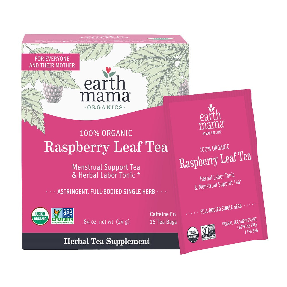 Earth Mama Organic Raspberry Leaf Tea-Health-Earth Mama Organics-007416 RL-babyandme.ca