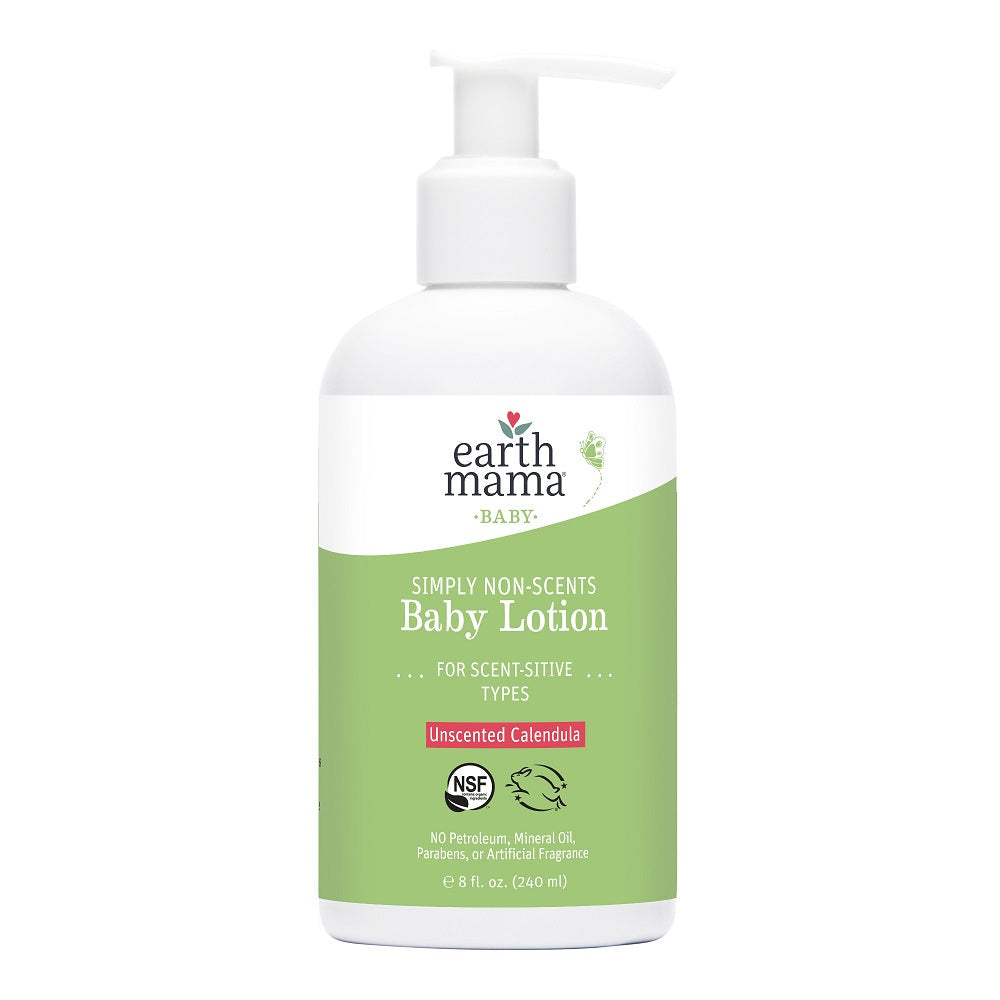 Earth Mama Simply Non-Scents Baby Lotion (240ml)-Health-Earth Mama Organics-028526 NS-babyandme.ca