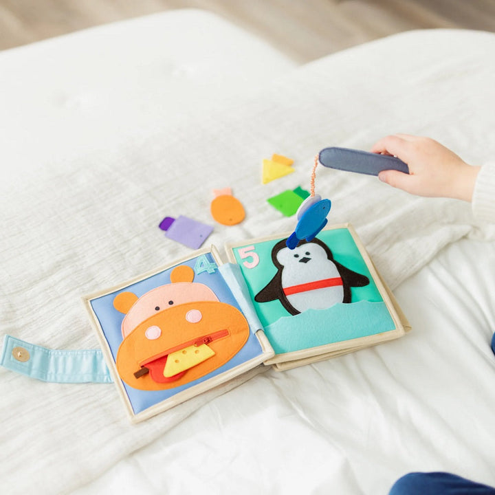 Educating Amy Mini Quiet Book (Little Abacus)-Toys & Learning-Educating Amy-031223 LA-babyandme.ca