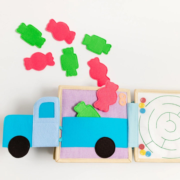 Educating Amy Mini Quiet Book (Little Abacus)-Toys & Learning-Educating Amy-031223 LA-babyandme.ca