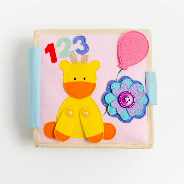 Educating Amy Mini Quiet Book (Little Abacus)-Toys & Learning-Educating Amy-031223 LA-babyandme.ca