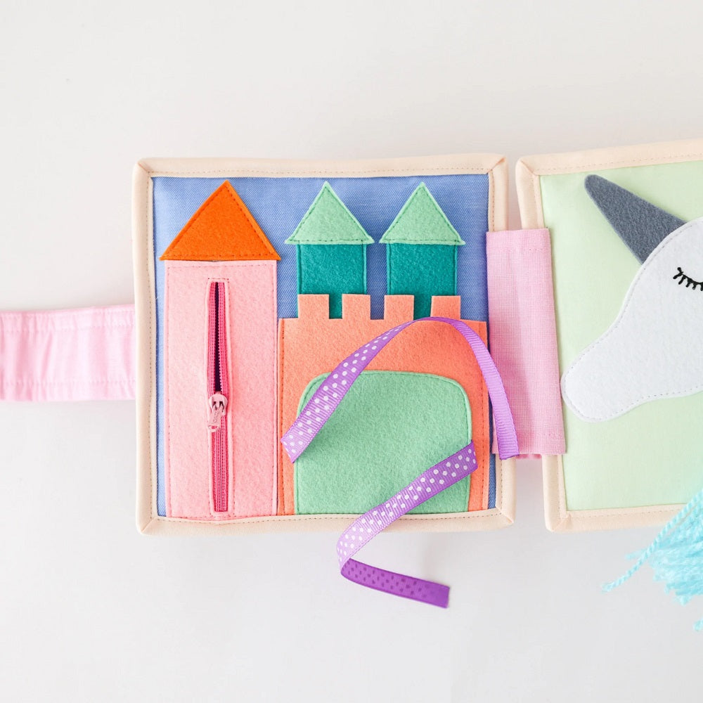 Educating Amy Mini Quiet Book (Little Fairy)-Toys & Learning-Educating Amy-031223 LF-babyandme.ca