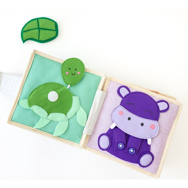 Educating Amy Mini Quiet Book (Little Mouse)-Toys & Learning-Educating Amy-031223 LM-babyandme.ca