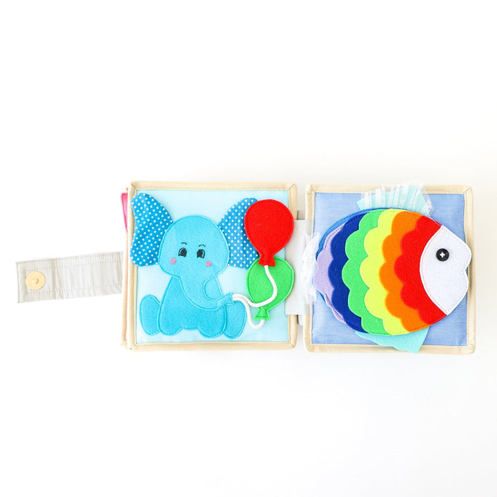 Educating Amy Mini Quiet Book (Little Mouse)-Toys & Learning-Educating Amy-031223 LM-babyandme.ca
