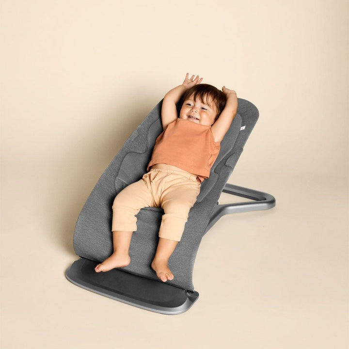 Ergobaby 3-in-1 Evolve Bouncer (Charcoal Grey)-Gear-Ergobaby-031650 CG-babyandme.ca