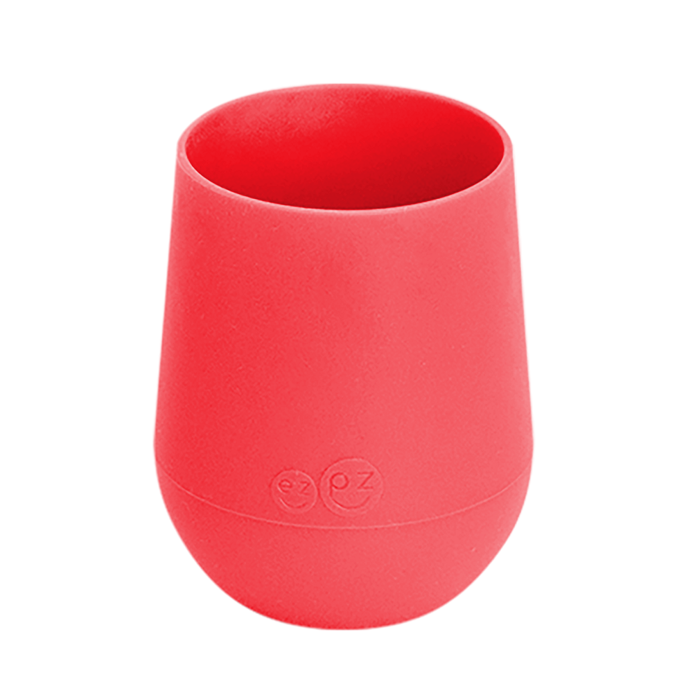 EzPz Mini Cup (Coral)-Feeding-Ezpz-027676 CO-babyandme.ca