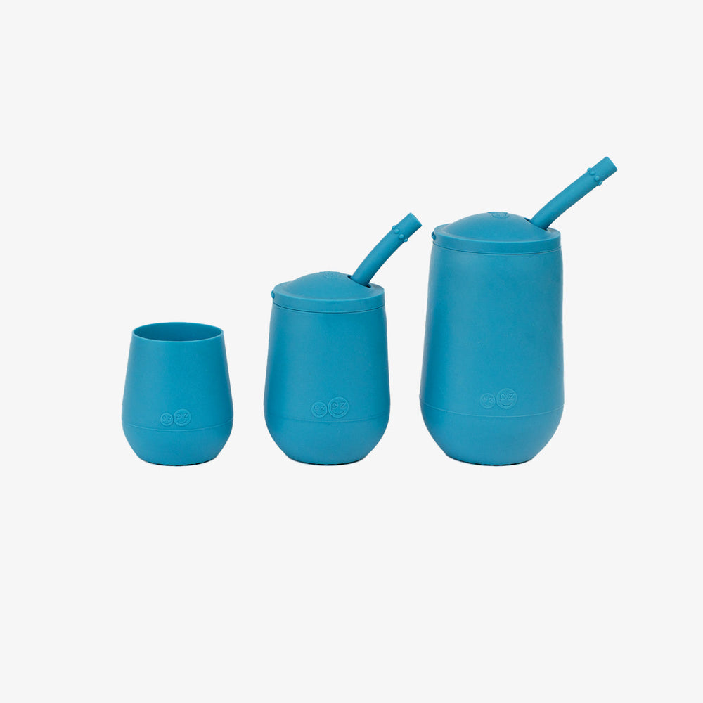 Ezpz Developmental Cup Set (blue)-Feeding-Ezpz-031910 BL-babyandme.ca