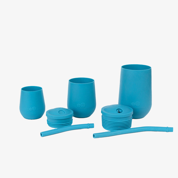 Ezpz Developmental Cup Set (blue)-Feeding-Ezpz-031910 BL-babyandme.ca