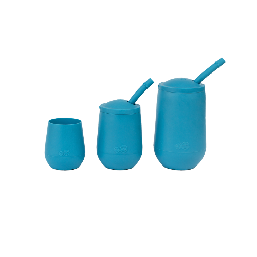 Ezpz Developmental Cup Set (blue)-Feeding-Ezpz-031910 BL-babyandme.ca