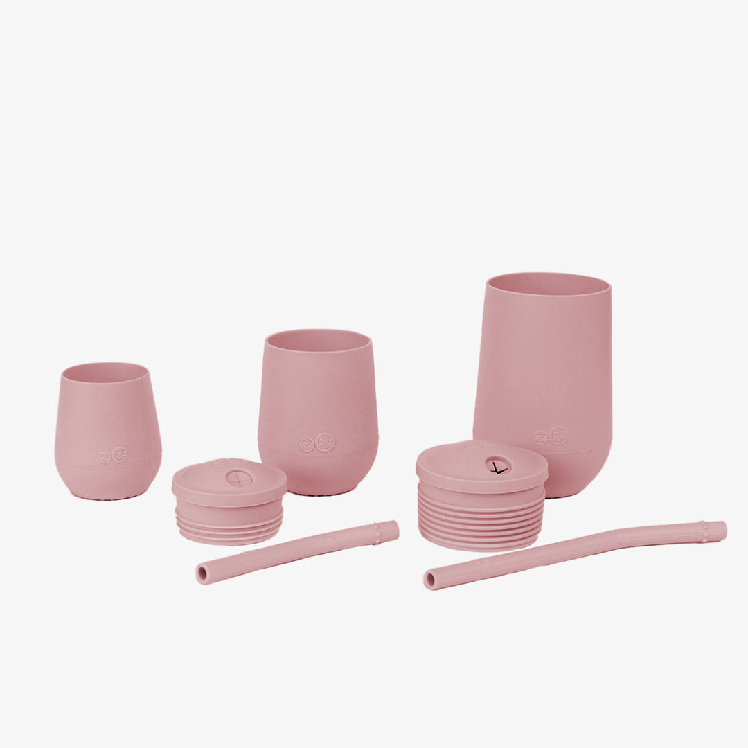 Ezpz Developmental Cup Set (blush)-Feeding-Ezpz-031910 BS-babyandme.ca