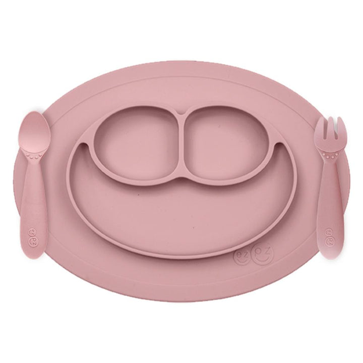 Ezpz Mini Feeding Set (Blush)-Feeding-Ezpz-028319 BS-babyandme.ca