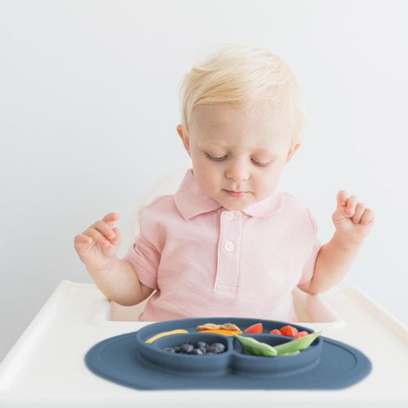 Ezpz Mini Mat (Indigo)-Feeding-Ezpz-011152 IN-babyandme.ca