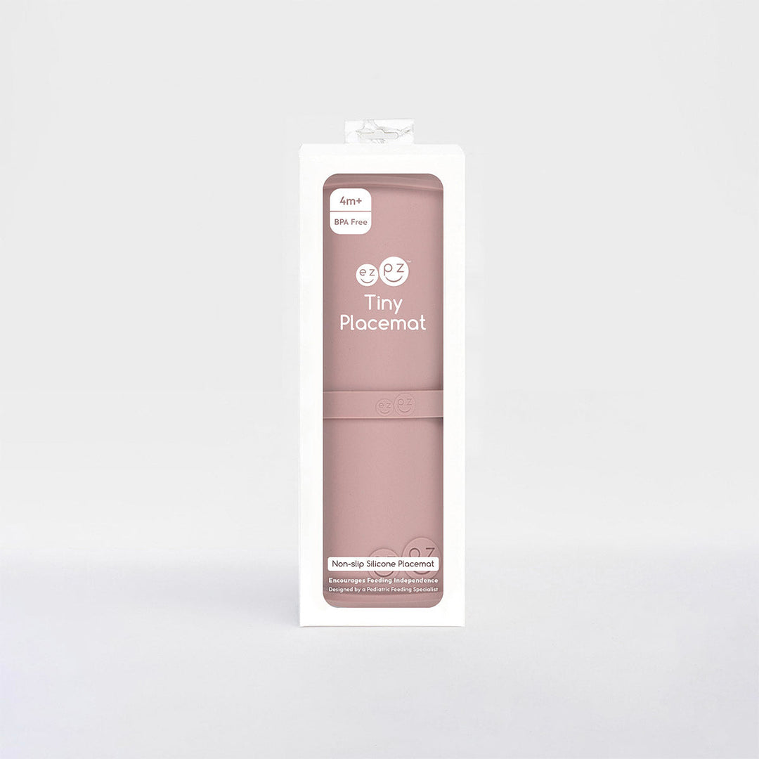 Ezpz Tiny Placemat (Blush)-Feeding-Ezpz-031656 BS-babyandme.ca