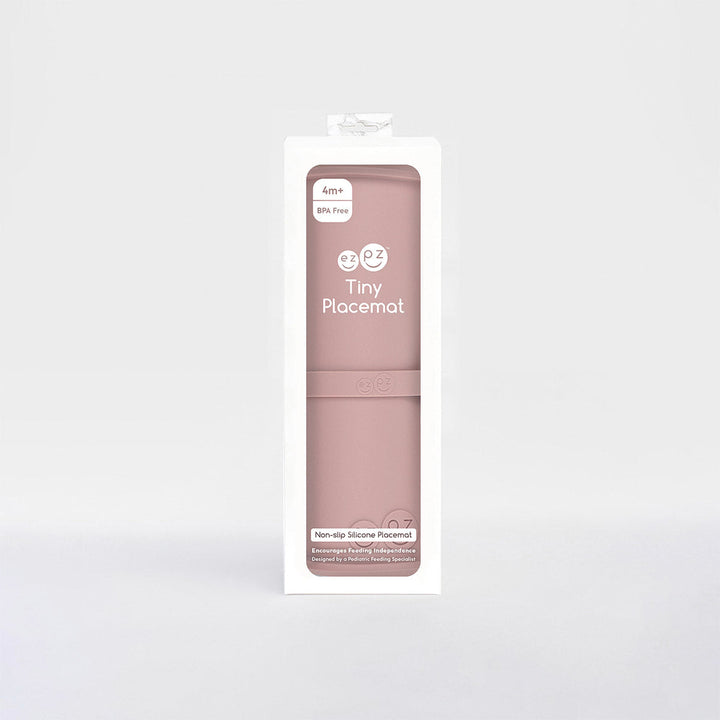 Ezpz Tiny Placemat (Blush)-Feeding-Ezpz-031656 BS-babyandme.ca