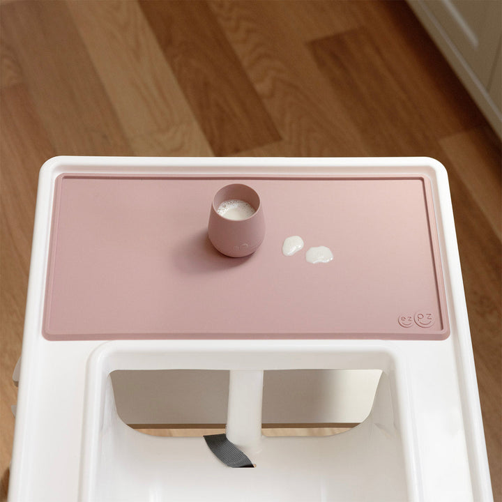 Ezpz Tiny Placemat (Blush)-Feeding-Ezpz-031656 BS-babyandme.ca