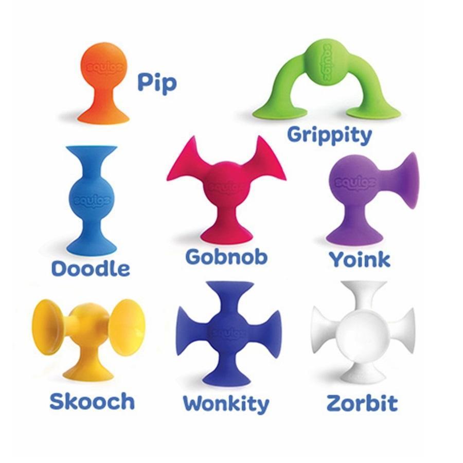Fat Brain Toys Squigz DeLuxe Set (50 Piece)-Toys & Learning-Fat Brain Toys-008937-babyandme.ca
