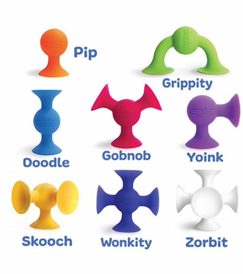 Fat Brain Toys Squigz Starter Set (24 Piece)-Toys & Learning-Fat Brain Toys-008936-babyandme.ca