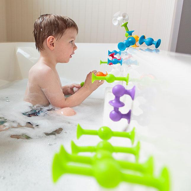 Fat Brain Toys Squigz Starter Set (24 Piece)-Toys & Learning-Fat Brain Toys-008936-babyandme.ca