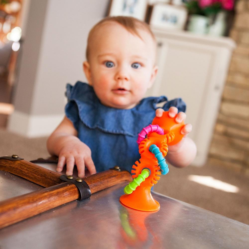 Fat Brain Toys pipSquigz Loops (Orange)-Toys & Learning-Fat Brain Toys-024928 OR-babyandme.ca