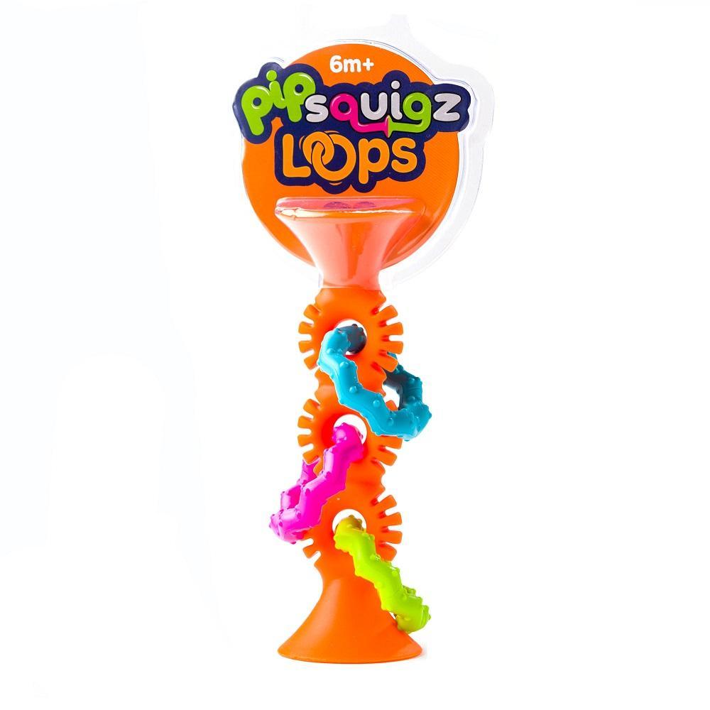 Fat Brain Toys pipSquigz Loops (Orange)-Toys & Learning-Fat Brain Toys-024928 OR-babyandme.ca