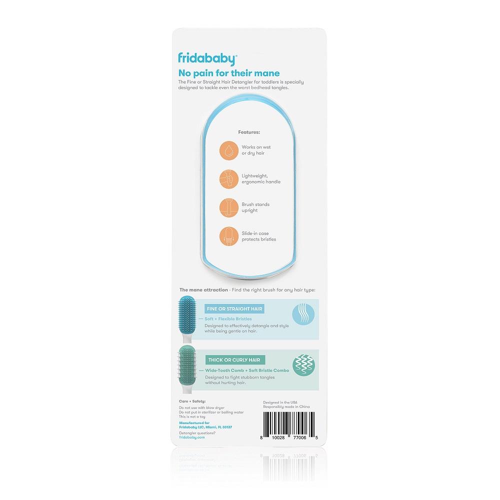 Fridababy Hair Detangler Brush (Fine/Straight Hair)-Bath-Fridababy-030272 FS-babyandme.ca