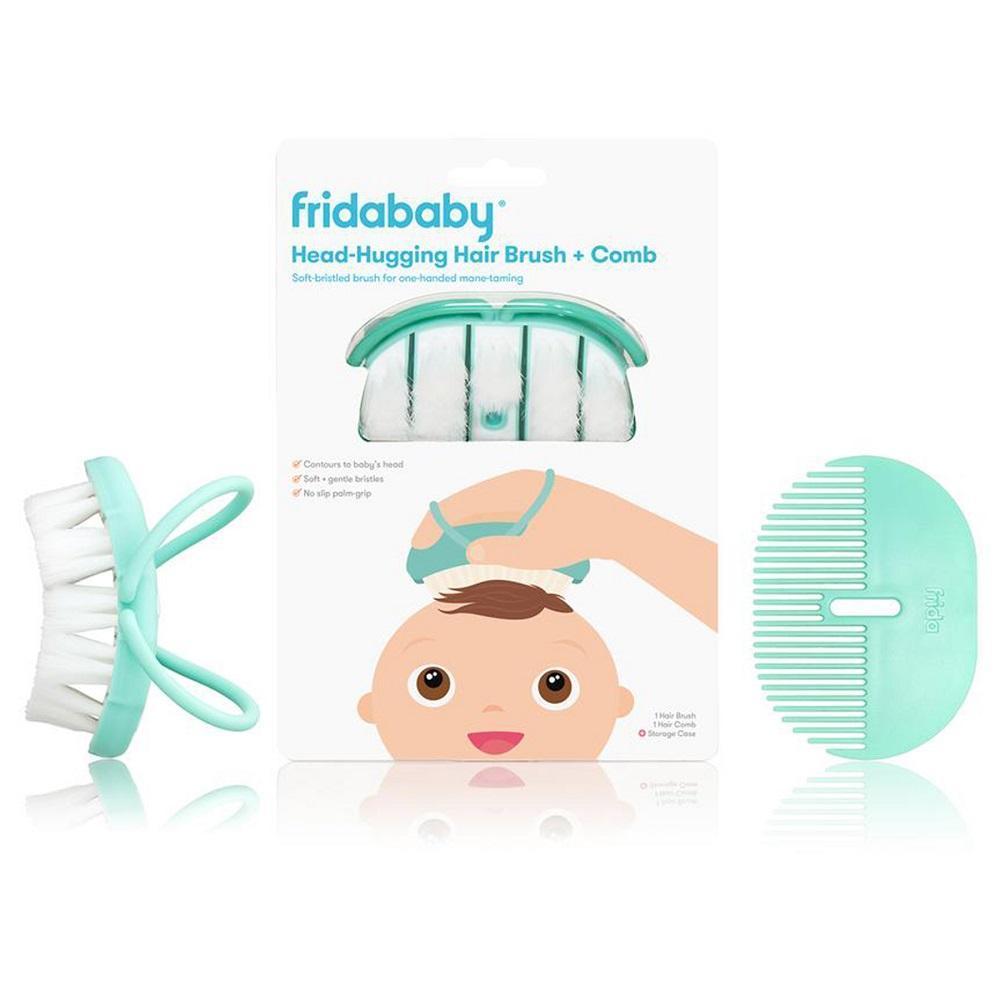 Fridababy Head-Hugging Hairbrush & Styling Comb Set-Bath-Fridababy-028169-babyandme.ca