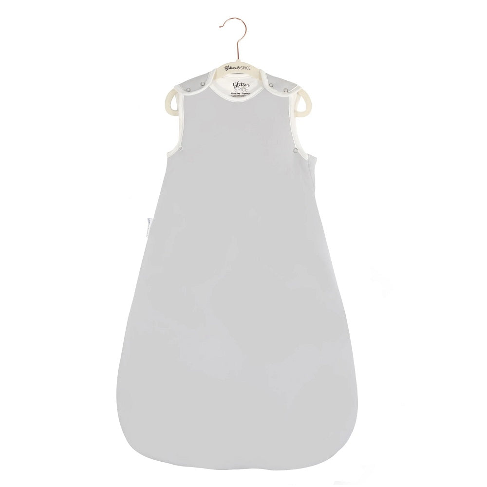 Glitter & Spice Sleep Bag 1.0 TOG (Morning Fog)-Nursery-Glitter & Spice--babyandme.ca