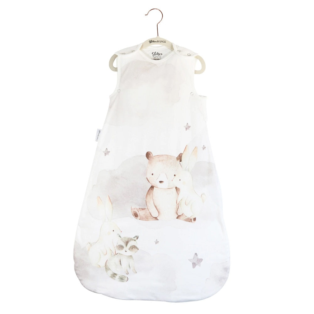 Glitter & Spice Sleep Bag 1.0 TOG (Woodland Dreams)-Nursery-Glitter & Spice--babyandme.ca