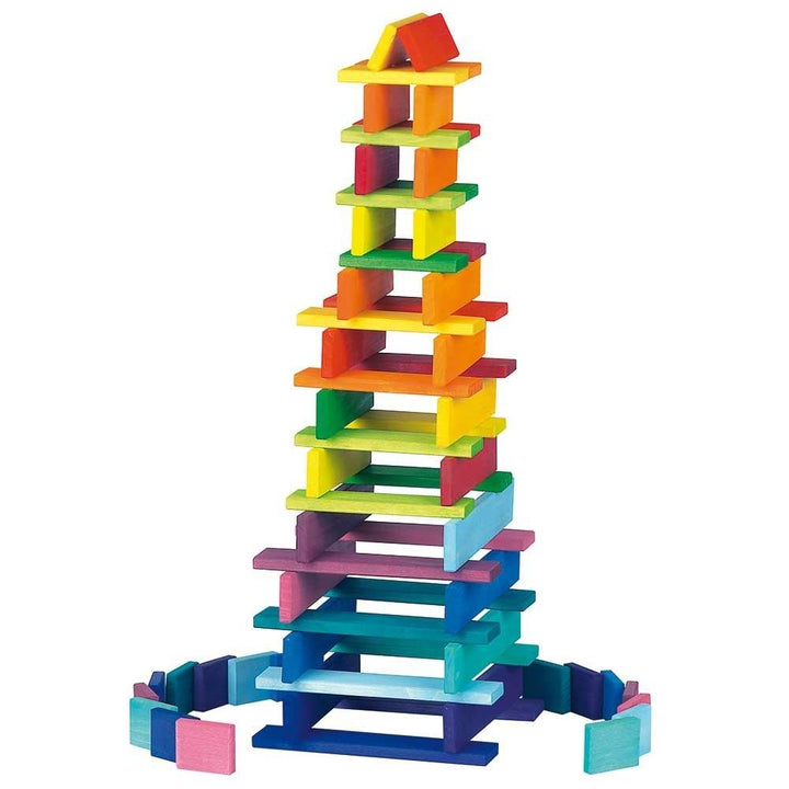 Gluckskafer Building Slats in Wooden Box (64 Pieces)-Toys & Learning-Gluckskafer-030538-babyandme.ca