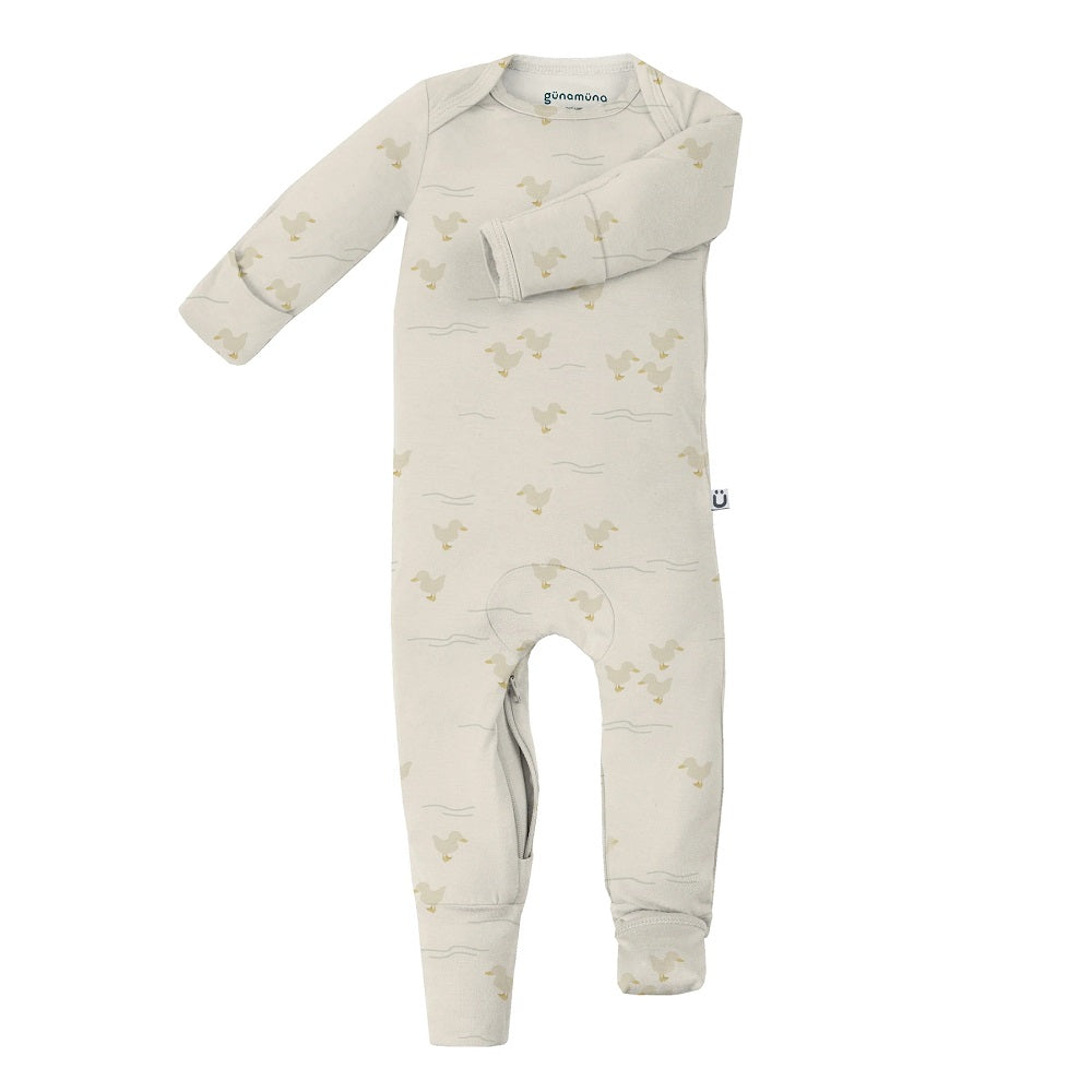 Gunamuna Convertible Footie (Ducks)-Apparel-Gunamuna--babyandme.ca