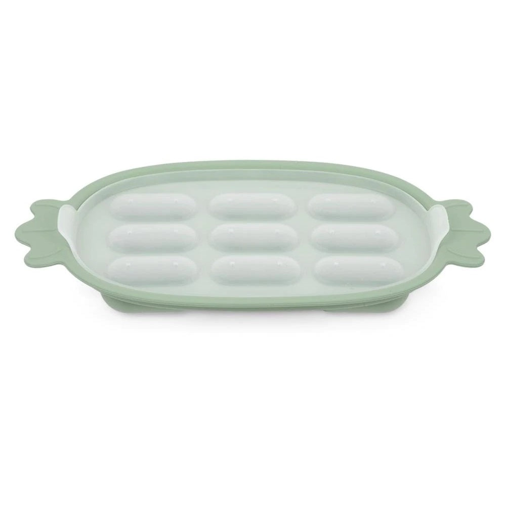 Haakaa Freezer Feeder Nibble Tray (Pea Green)-Feeding-Haakaa-030991 PG-babyandme.ca