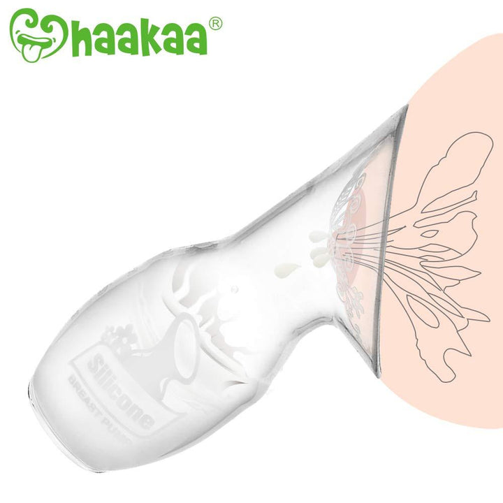 Haakaa Generation 2 Silicone Breast Pump with Suction Base 100ml-Feeding-Haakaa-027887-babyandme.ca