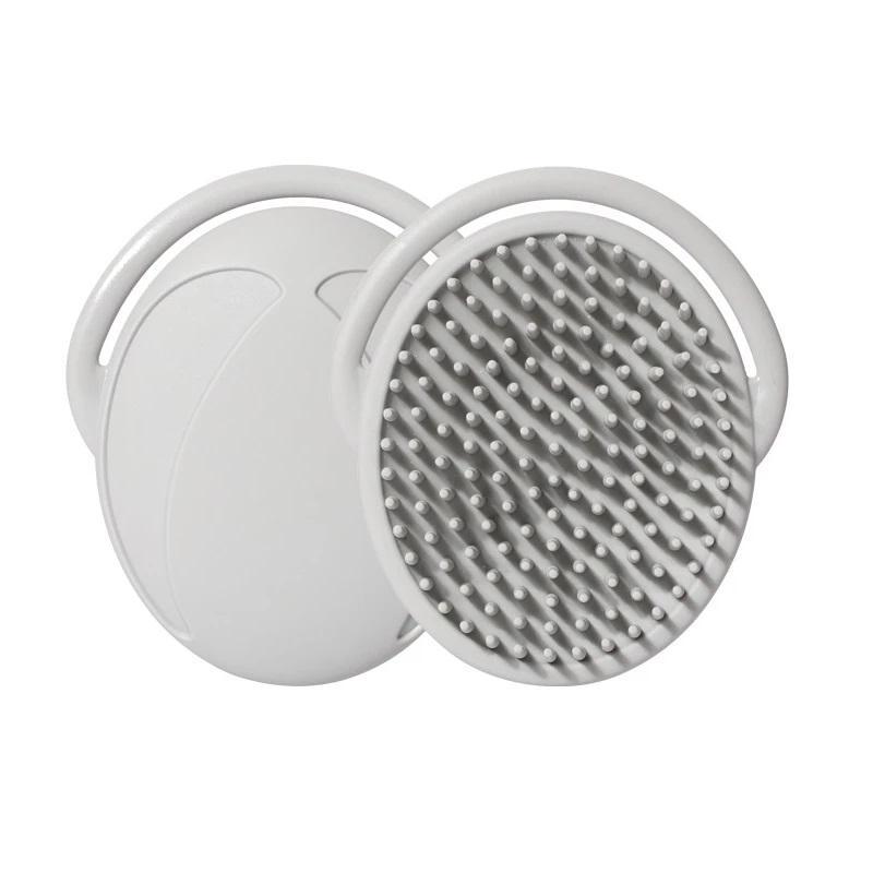 Haakaa Silicone Shampoo Brush (Grey)-Bath-Haakaa-030151 GY-babyandme.ca