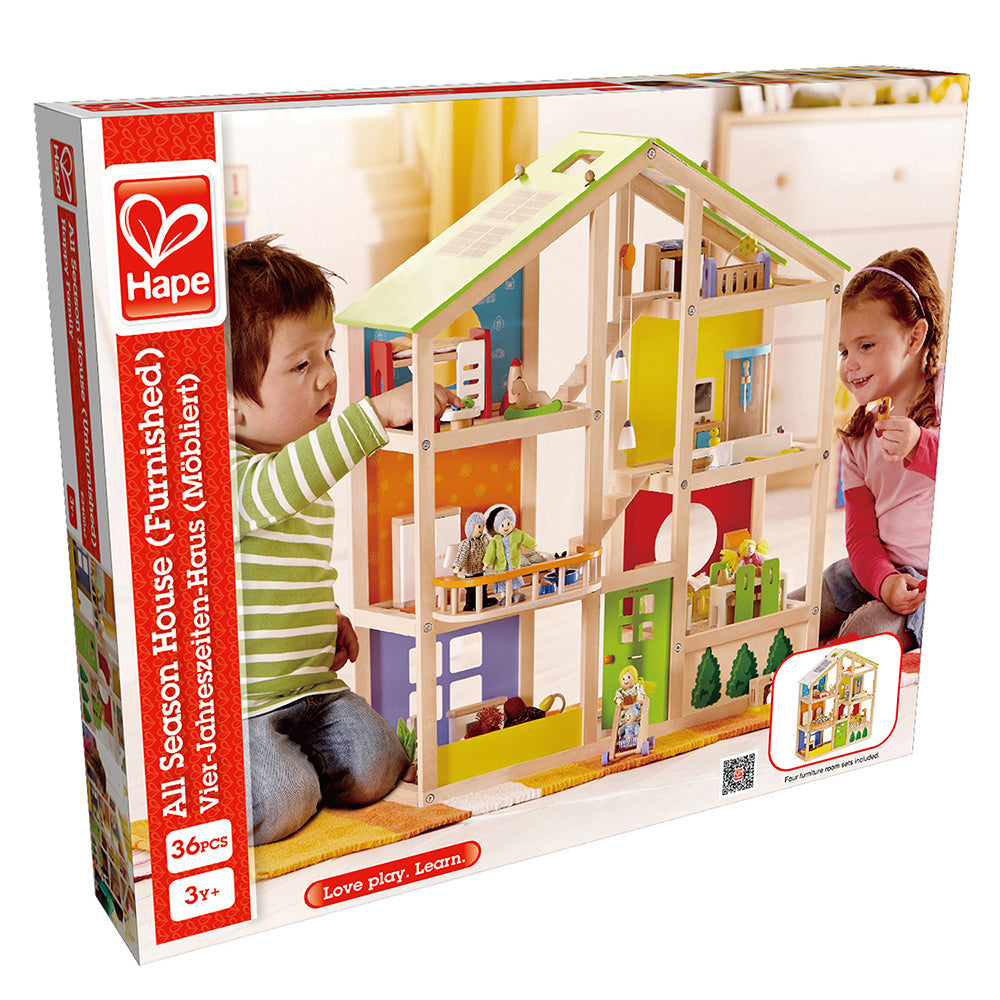 Hape All Seasons House (Furnished) - IN STORE PICKUP ONLY-Toys & Learning-Hape-010203-babyandme.ca
