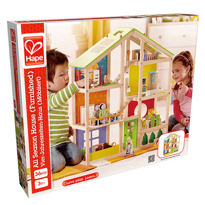 Hape All Seasons House (Furnished) - IN STORE PICKUP ONLY-Toys & Learning-Hape-010203-babyandme.ca
