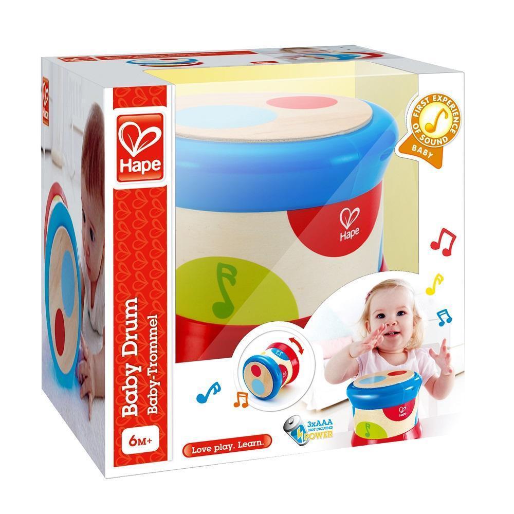 Hape Baby Drum-Toys & Learning-Hape-024689-babyandme.ca