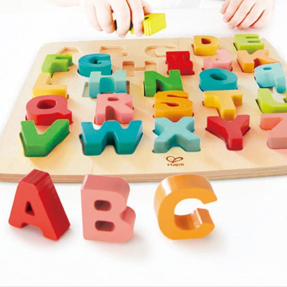 Hape Chunky Alphabet Puzzle-Toys & Learning-Hape-024699 AL-babyandme.ca