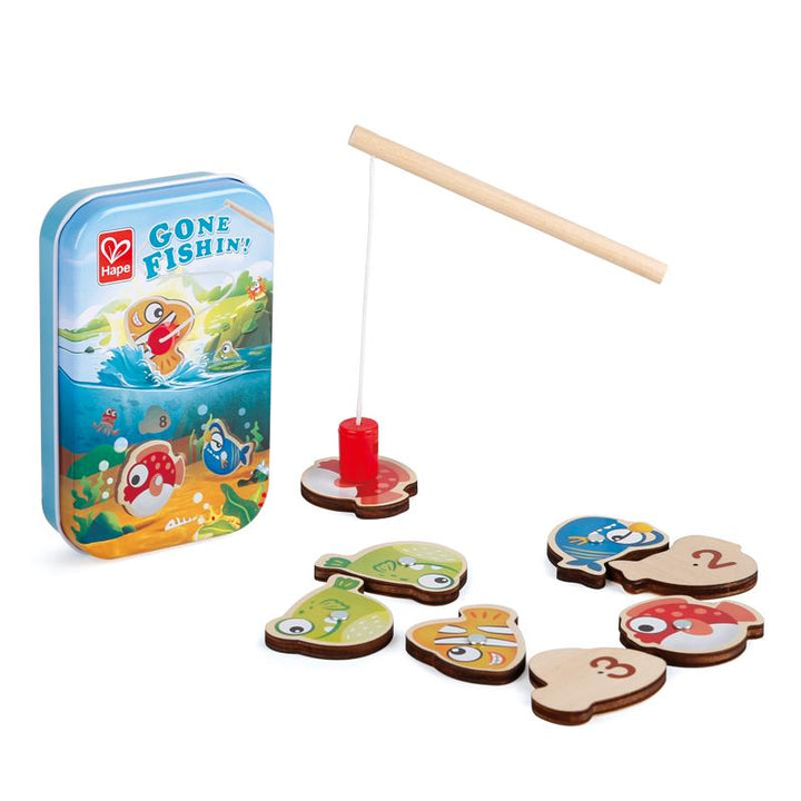 Hape Classic Pocket Game (Gone Fishin')-Toys & Learning-Hape-028635 GF-babyandme.ca