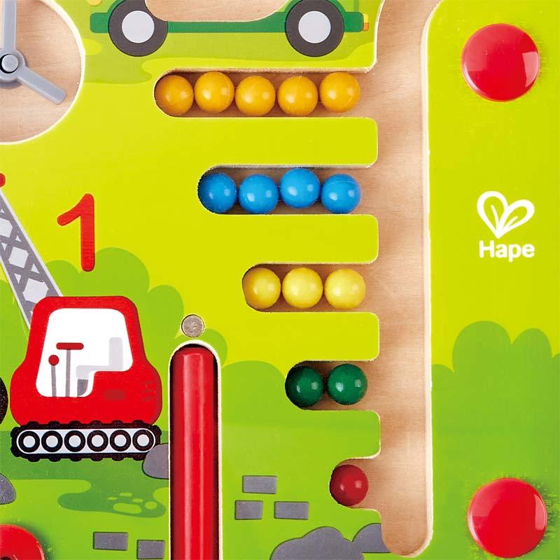 Hape Construction & Number Maze-Toys & Learning-Hape-027471-babyandme.ca