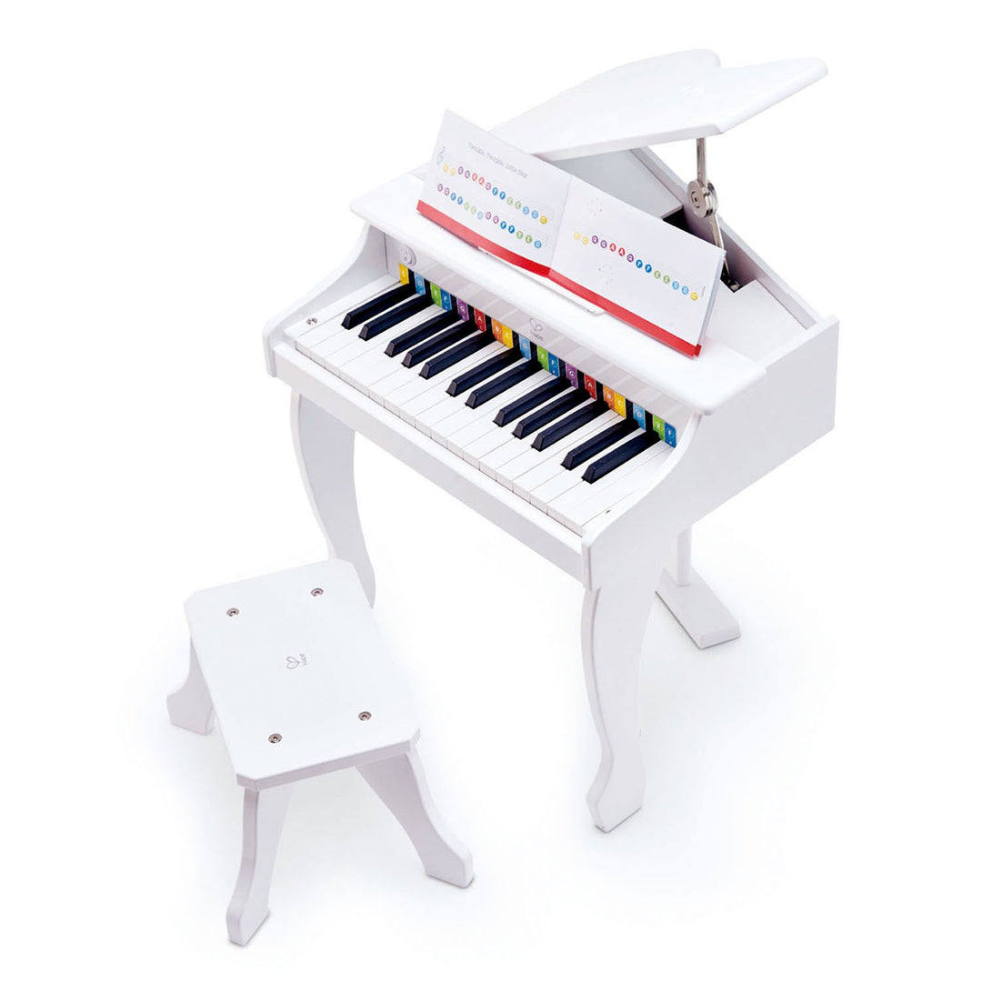 Hape Deluxe Grand Piano (White) - IN STORE PICK-UP ONLY-Toys & Learning-Hape-024290-babyandme.ca