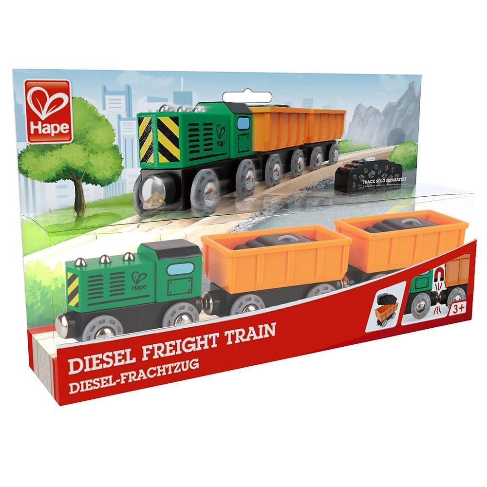 Hape Diesel Freight Train-Toys & Learning-Hape-024691-babyandme.ca