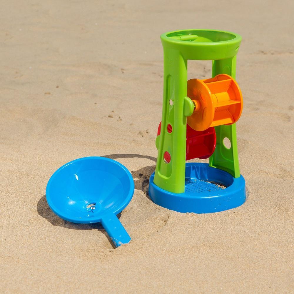 Hape Double Sand & Water Wheel-Toys & Learning-Hape-023643-babyandme.ca