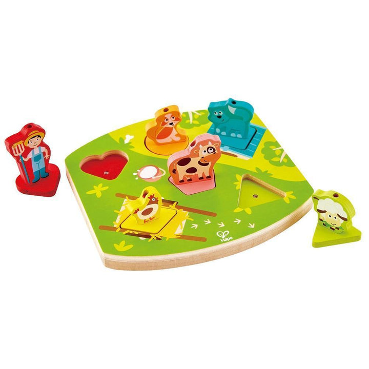 Hape Farmyard Sound Puzzle-Toys & Learning-Hape-024696-babyandme.ca