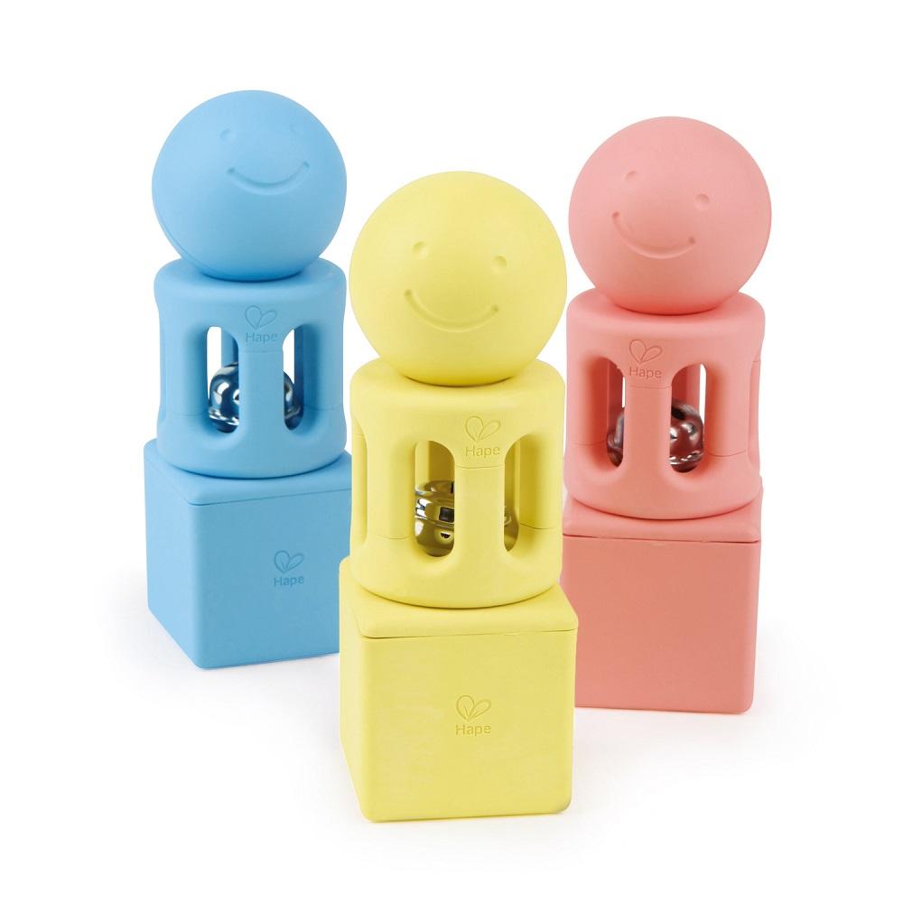 Hape Geometric Rattle Trio-Toys & Learning-Hape-028066-babyandme.ca