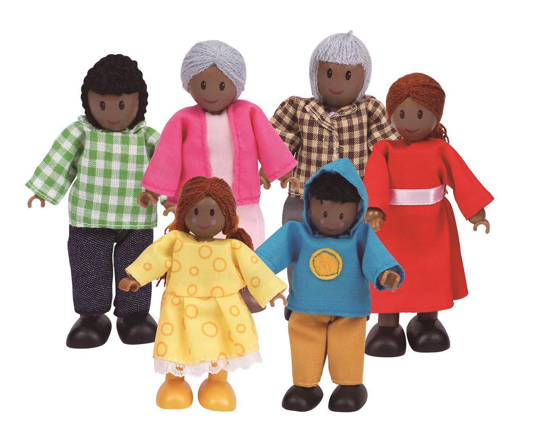 Hape Happy Family African American-Toys & Learning-Hape-007742 AA-babyandme.ca
