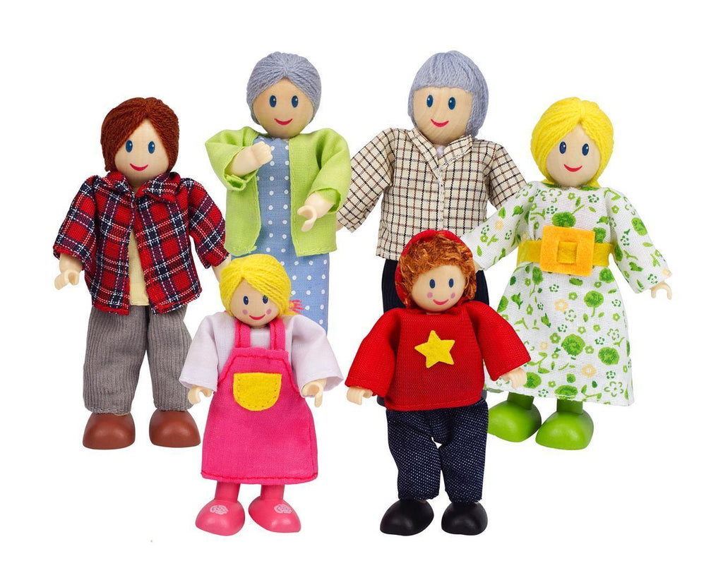 Hape Happy Family Caucasian-Toys & Learning-Hape-007742 CC-babyandme.ca
