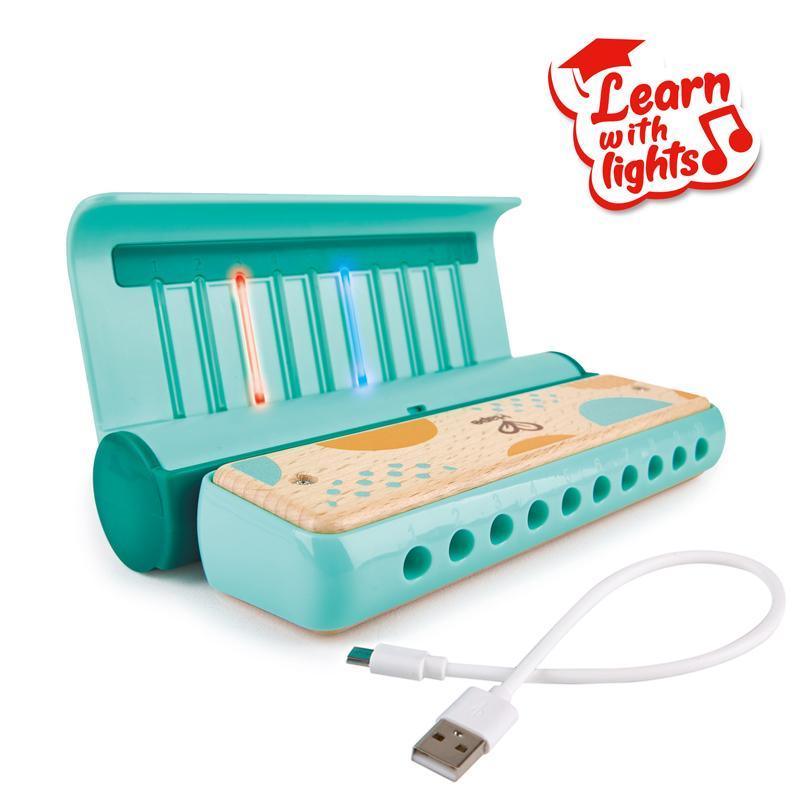 Hape Learn with Lights Harmonica-Toys & Learning-Hape-030018-babyandme.ca
