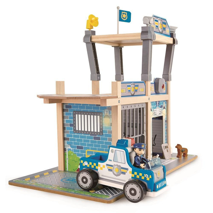 Hape Metro Police Department Playset-Toys & Learning-Hape-028455-babyandme.ca